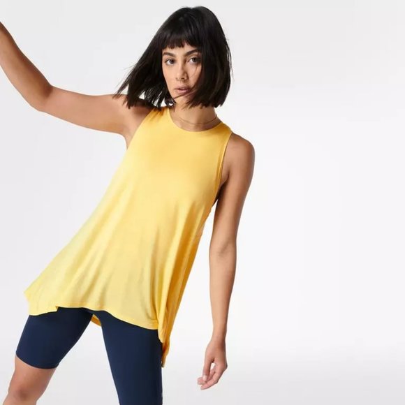 Sweaty Betty Tops Nwt Sweaty Betty Easy Peazy Tank Top Butter